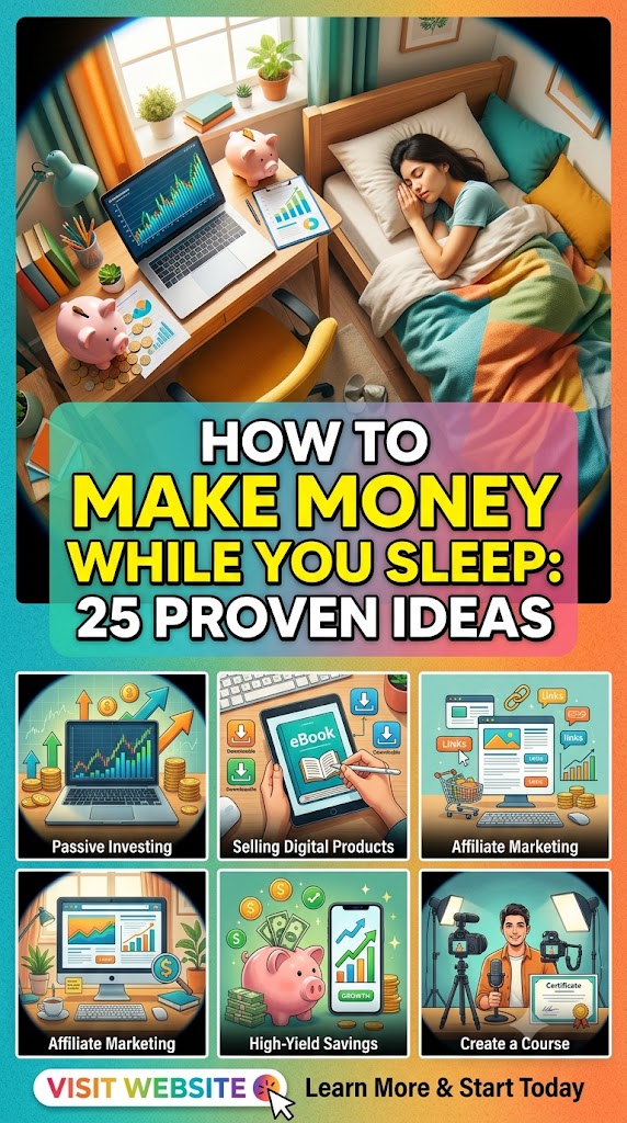 25 Ways to Make Money While You Sleep