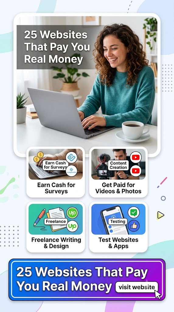 25 Websites That Pay You Real Money