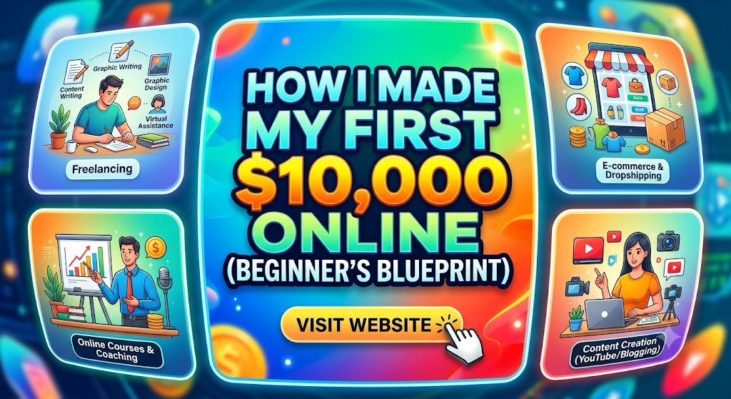 How to Make Your First $10,000 Online: Beginner Roadmap