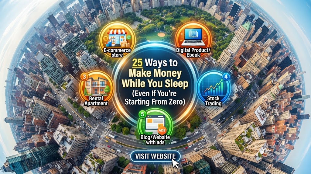 25 Ways to Make Money While You Sleep