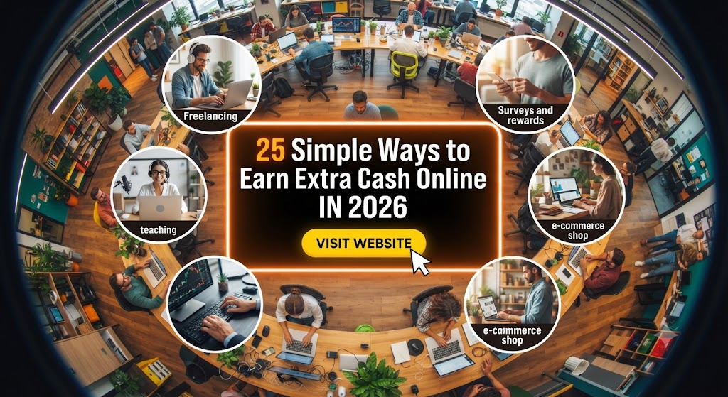 Earn Extra Cash Online Using These Simple Methods