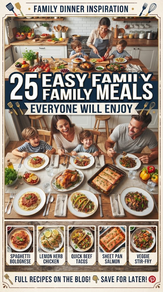25 Easy Family Meals Everyone Will Enjoy