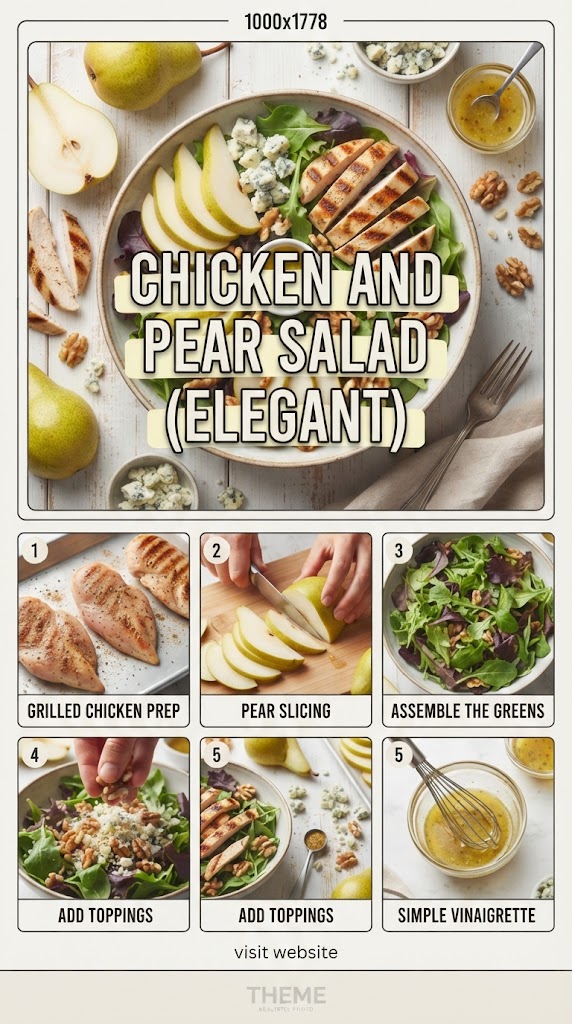 Chicken and Pear Salad (Elegant)