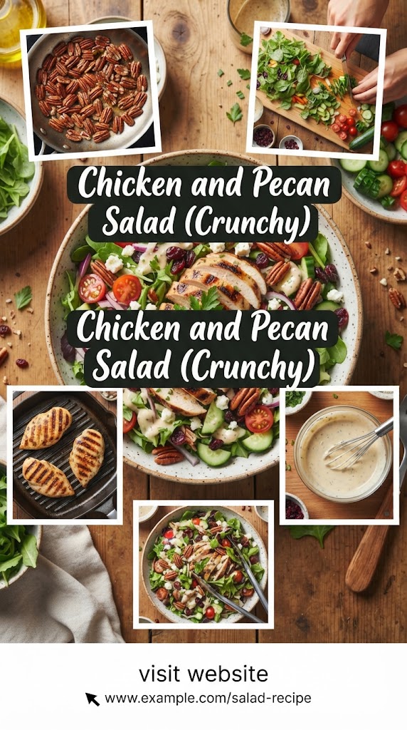 Chicken and Pecan Salad (Crunchy)
