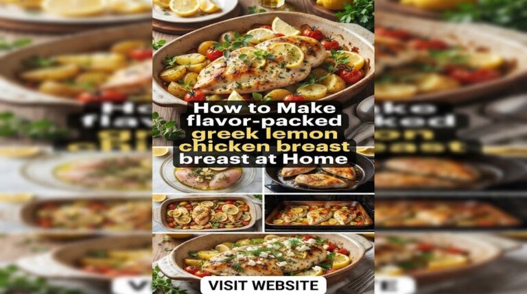 How to Make flavor-packed greek lemon chicken breast at Home
