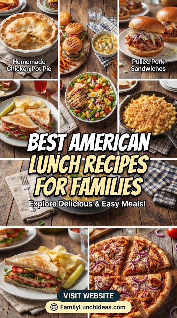 Best American Lunch Recipes for Families