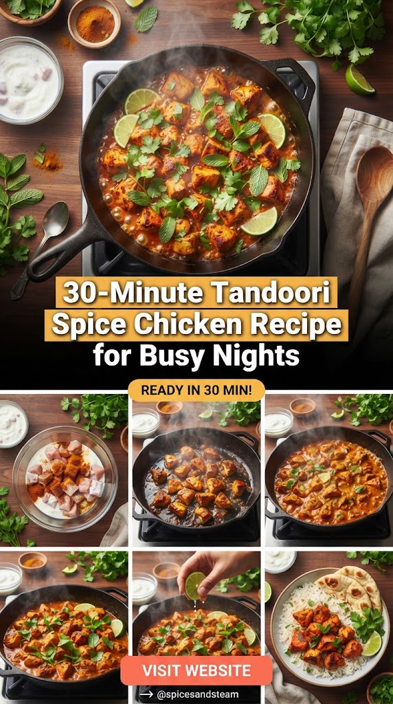 30-Minute Tandoori Spice Chicken Recipe for Busy Nights