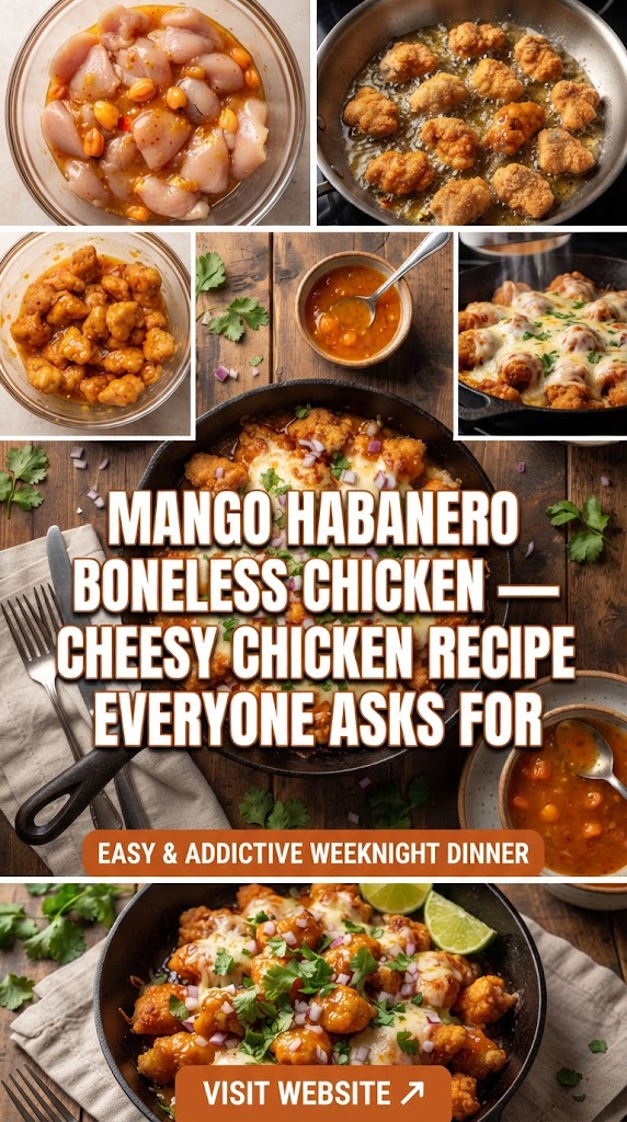 Mango Habanero Boneless Chicken – Cheesy Chicken Recipe Everyone Asks For
