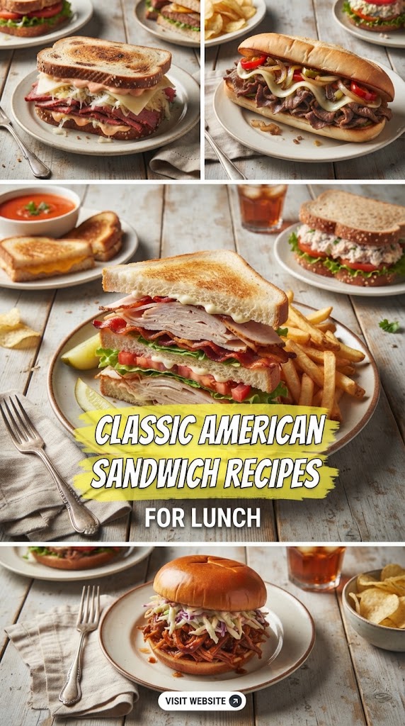 Classic American Sandwich Recipes for Lunch