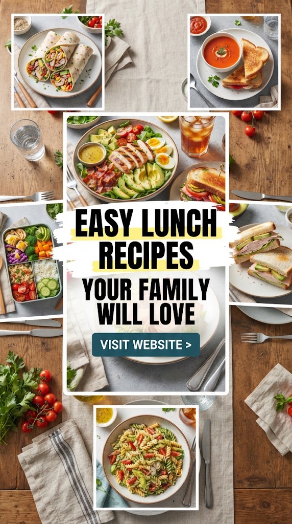 Easy Lunch Recipes Your Family Will Love