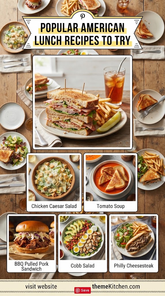 Popular American Lunch Recipes to Try