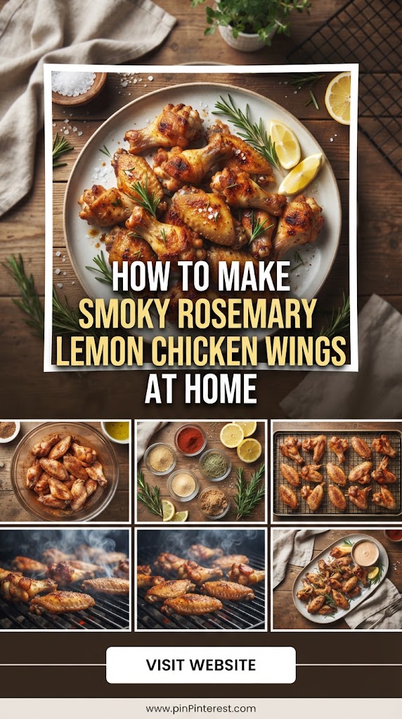 How to Make smoky rosemary lemon chicken wings at Home