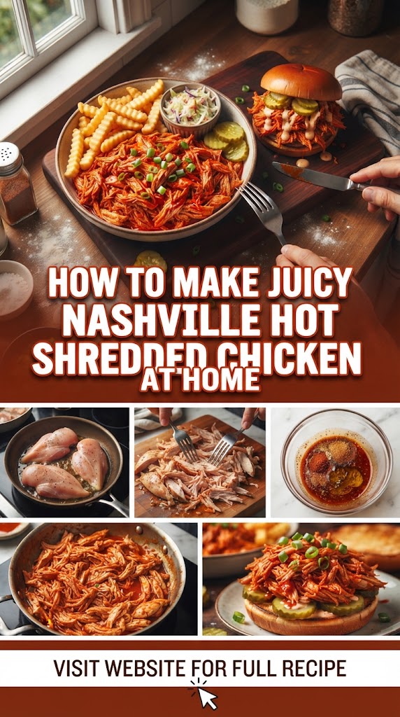 How to Make Juicy Nashville Hot Shredded Chicken at Home