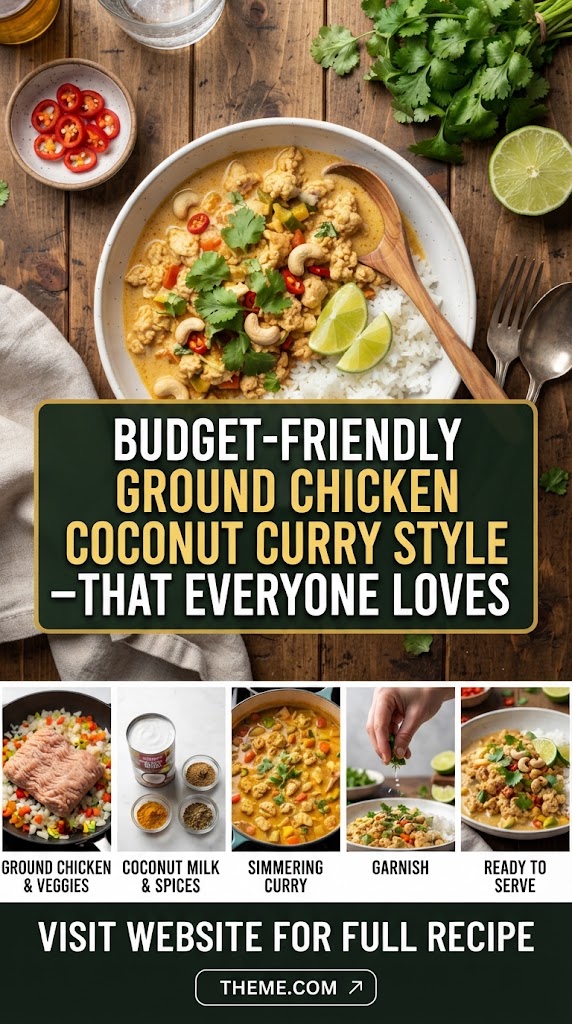 Budget-Friendly Ground Chicken Coconut Curry Style – That Everyone Loves
