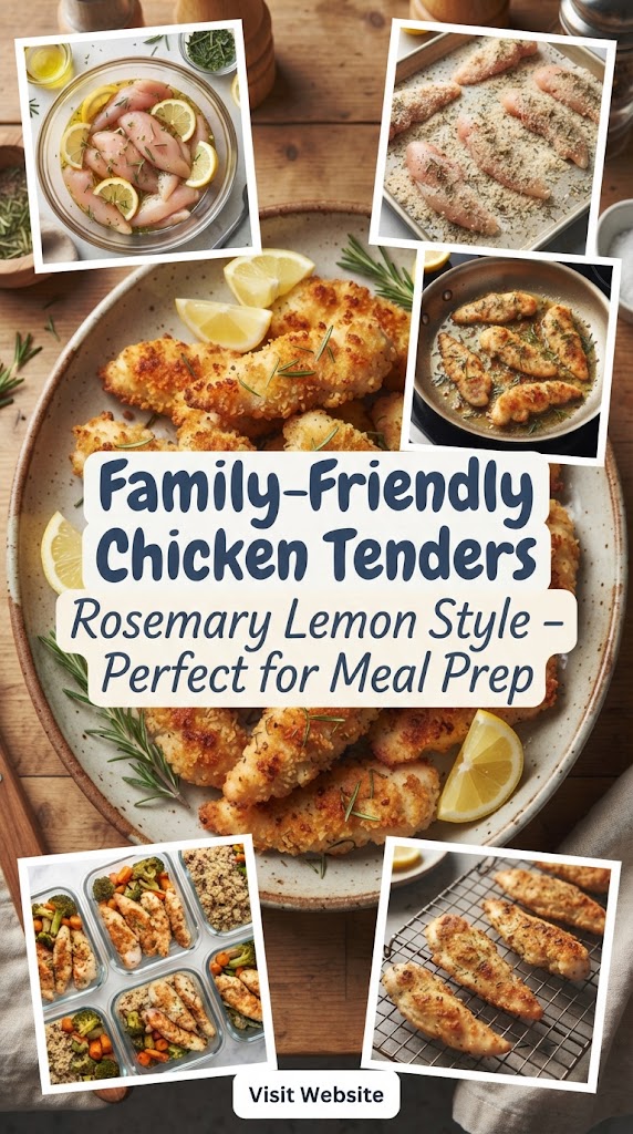 Family-Friendly Chicken Tenders Rosemary Lemon Style – Perfect for Meal Prep